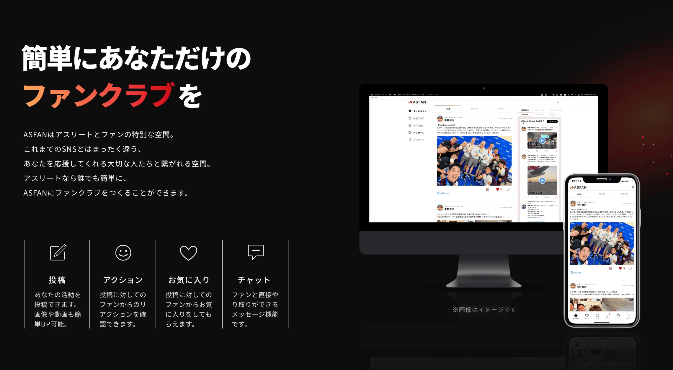ASFAN サービス画面